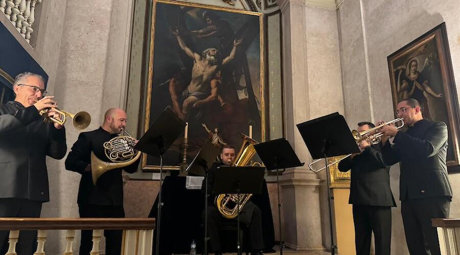 Concerto de natal 2024: Orquestra Quinteto de Metais da Extremadura